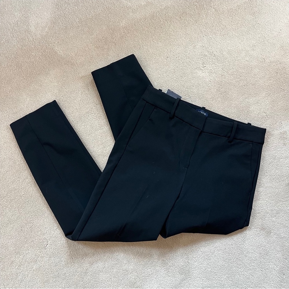 NWT J Crew Ruby crop in black